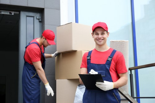 Man With Van Kentish Town moving boxes with recycling and reuse focus