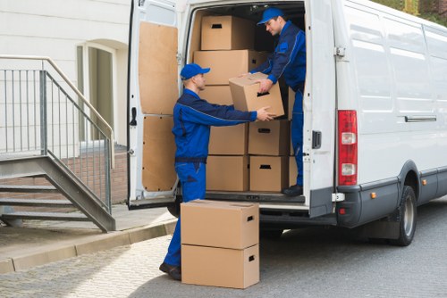 Professional house removal team handling a flat move in Kentish Town