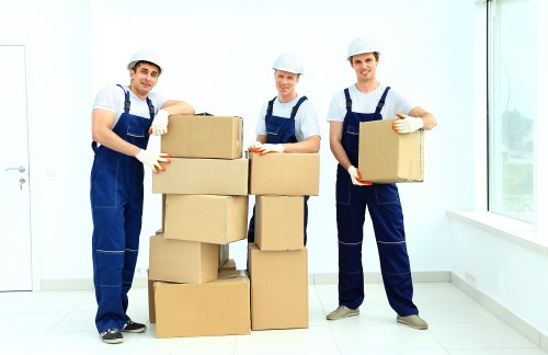Man With Van Kentishtown pricing overview with moving boxes and van loading