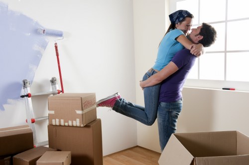 Moving boxes and furniture with a local removal truck service