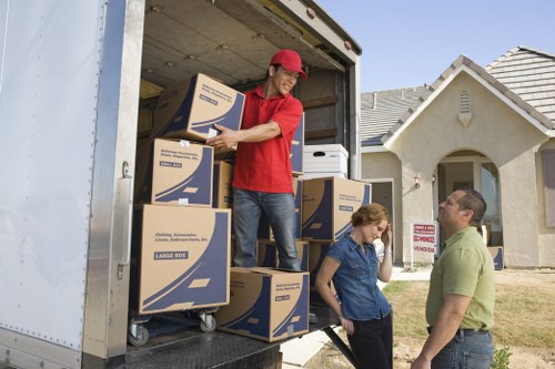 Careful furniture loading for a Kentish Town home move
