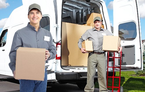Packing and furniture handling during a local house move