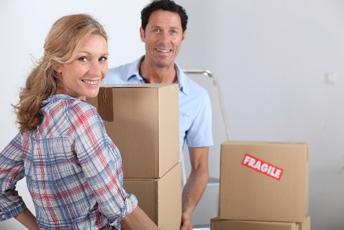 Commercial moving truck service for offices and shops in Kentish Town