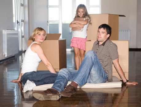 Kentish Town moving van ready for home and business transport